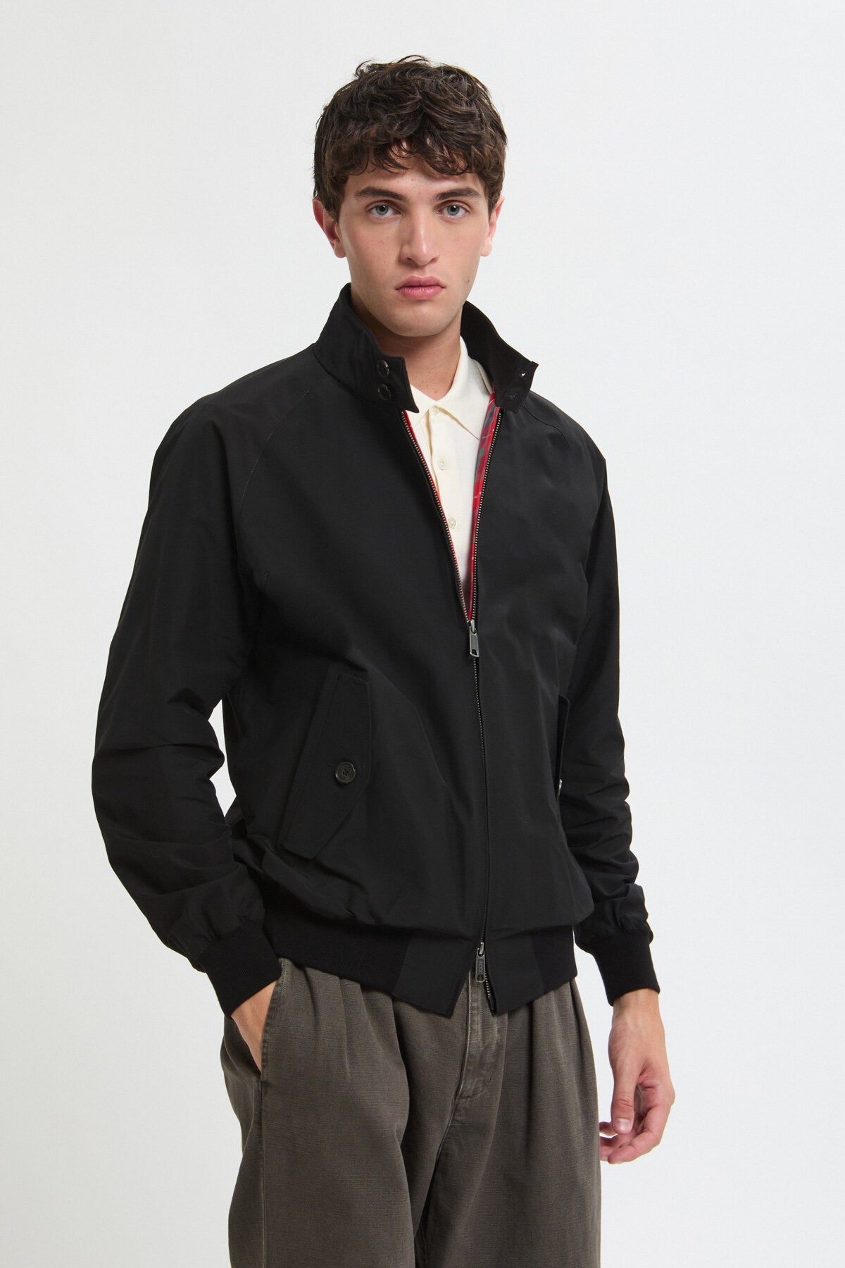 G9 Harrington Jacket Black Baracuta