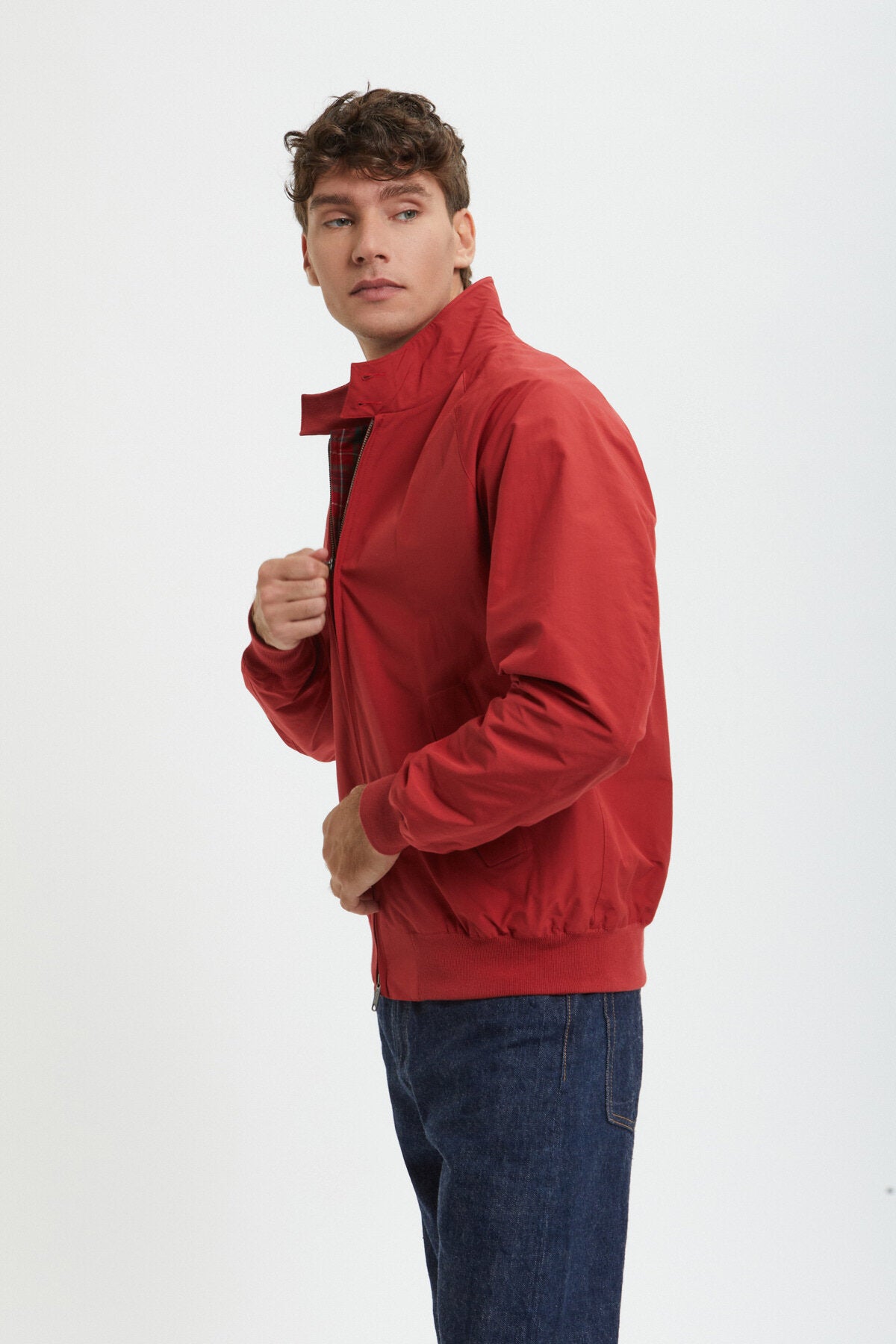 G9 Harrington Jacket Dark Red Baracuta