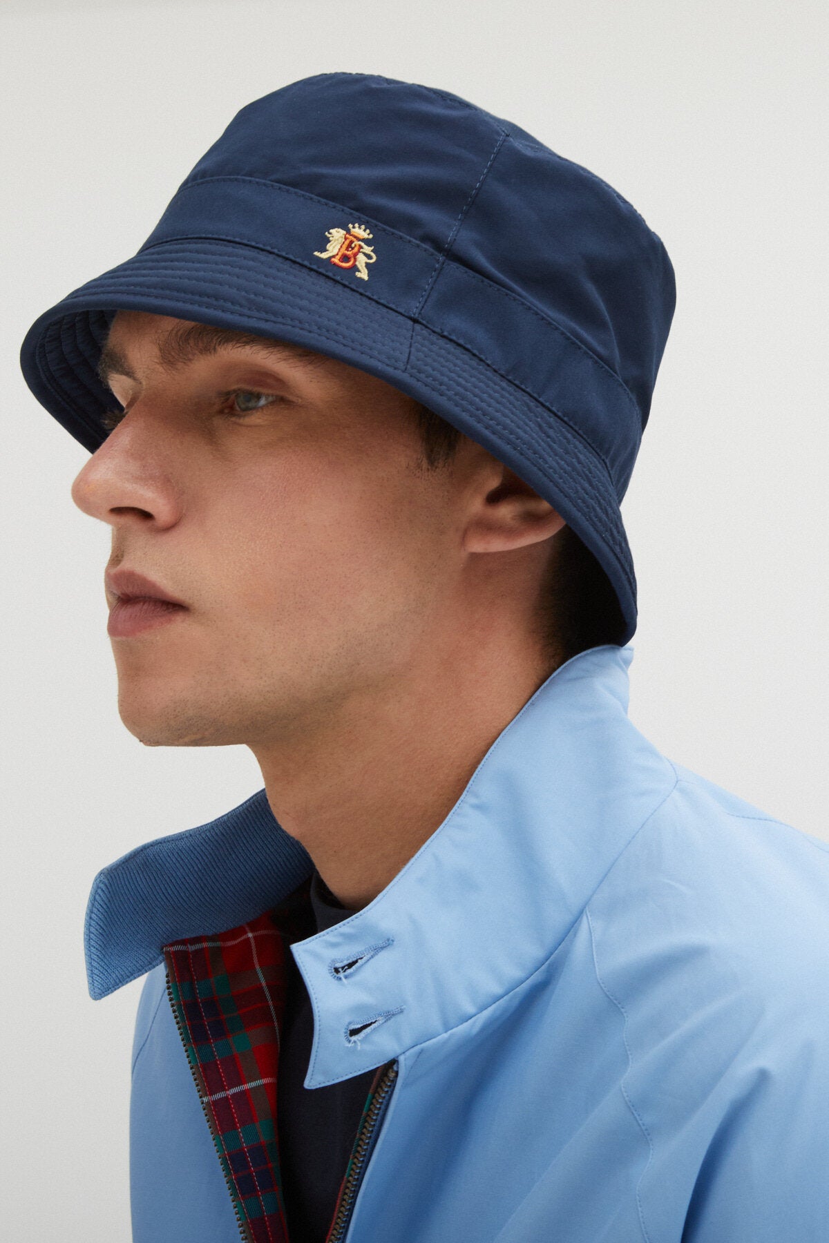 Baracuta Bucket Hat Navy