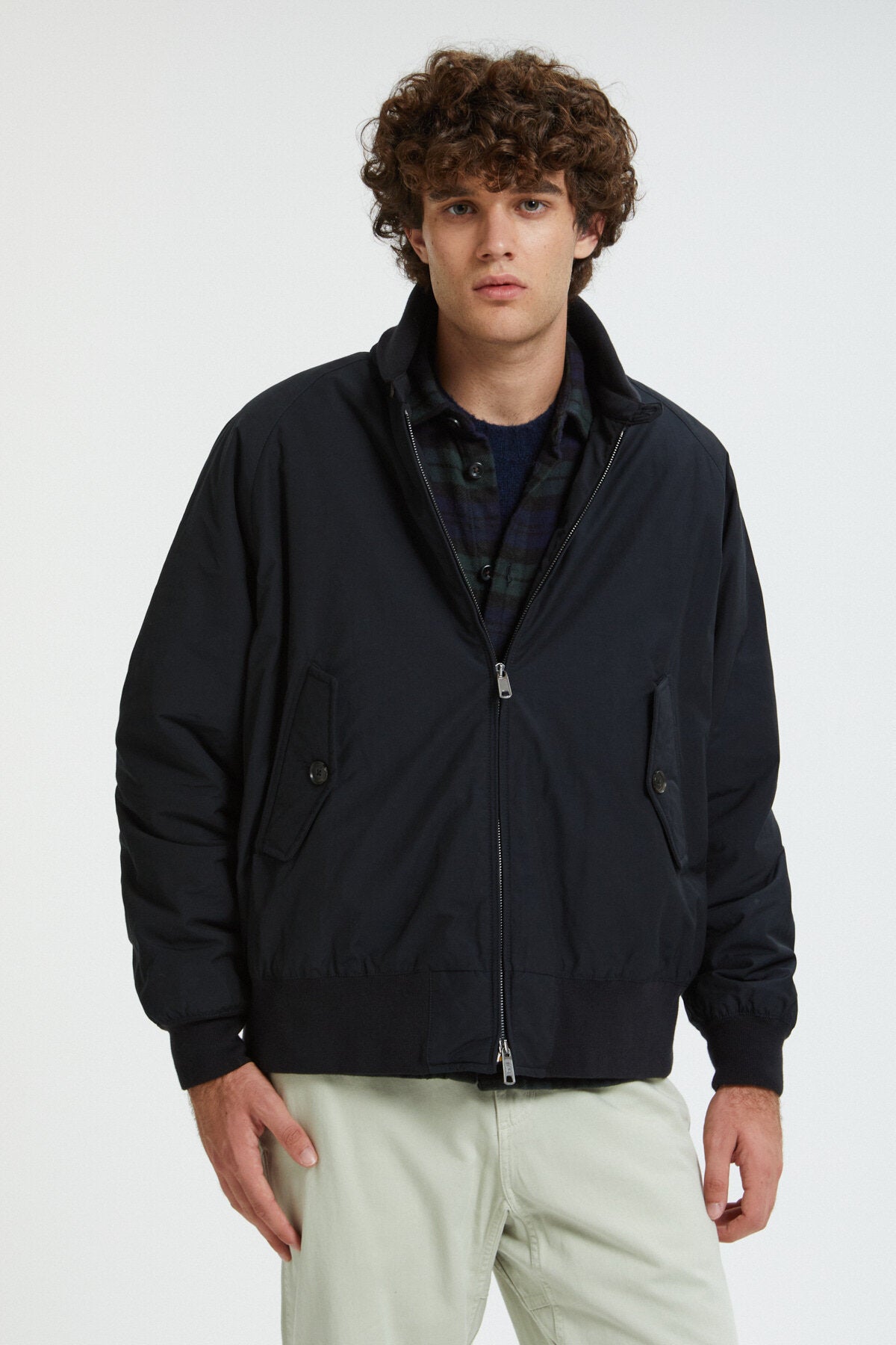 G9 Clicker Dark Navy | Baracuta