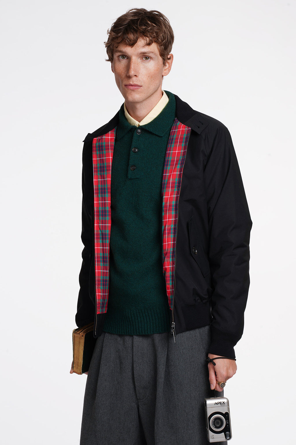 G9 Harrington Jacket Black | Baracuta