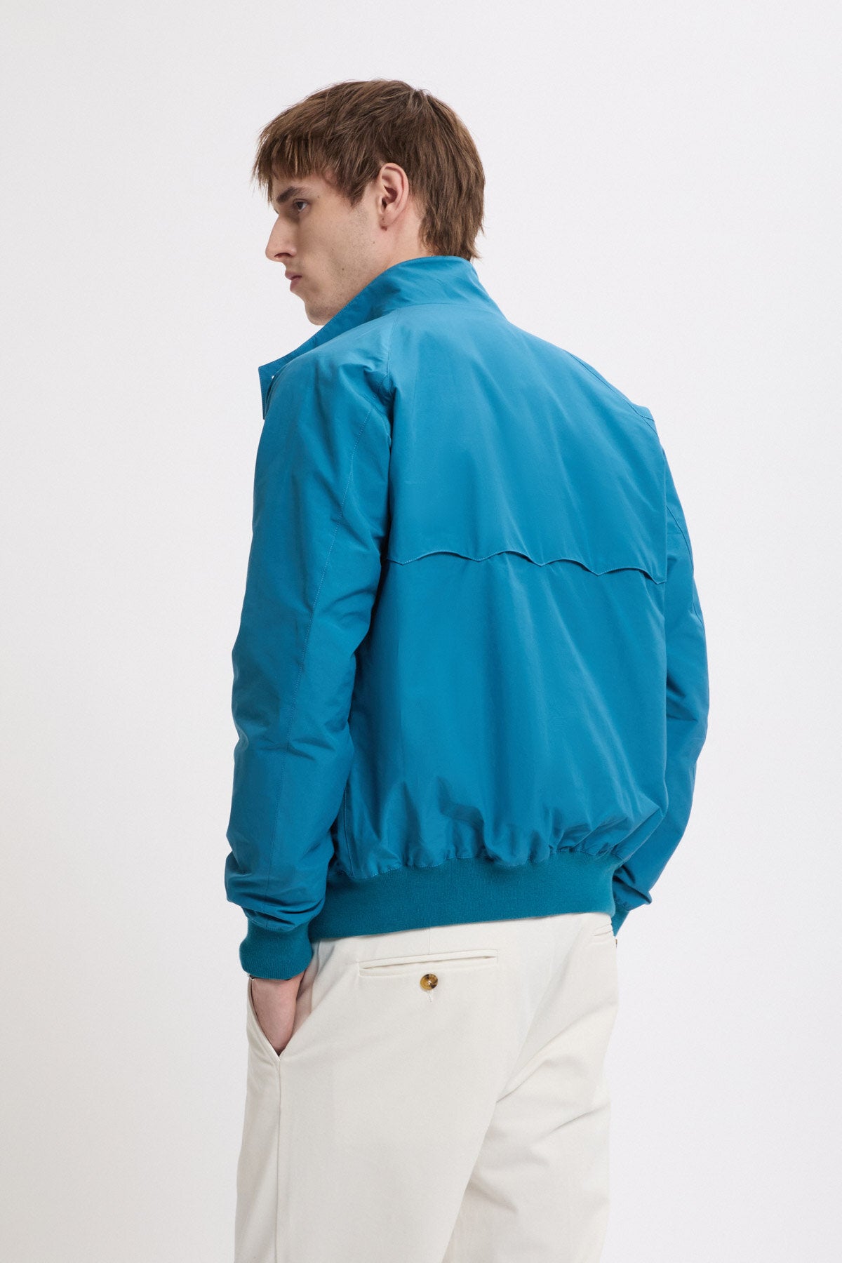 英国製 BARACUTA G9 40 REGULAR FIT ブルーグリーン系 G9 Harrington Jacket Cornish Blue | Baracuta