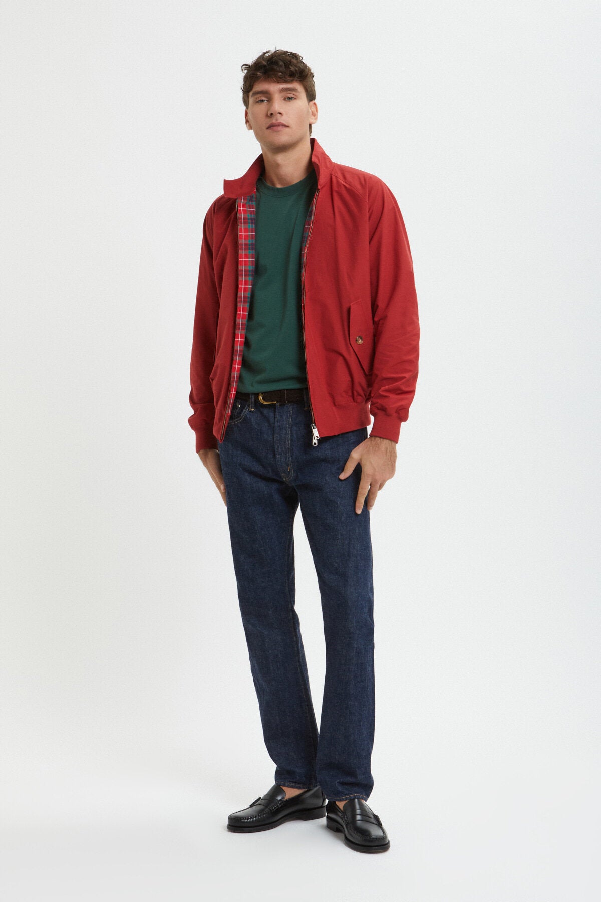 G9 Harrington Jacket Dark Red Baracuta - Main Image