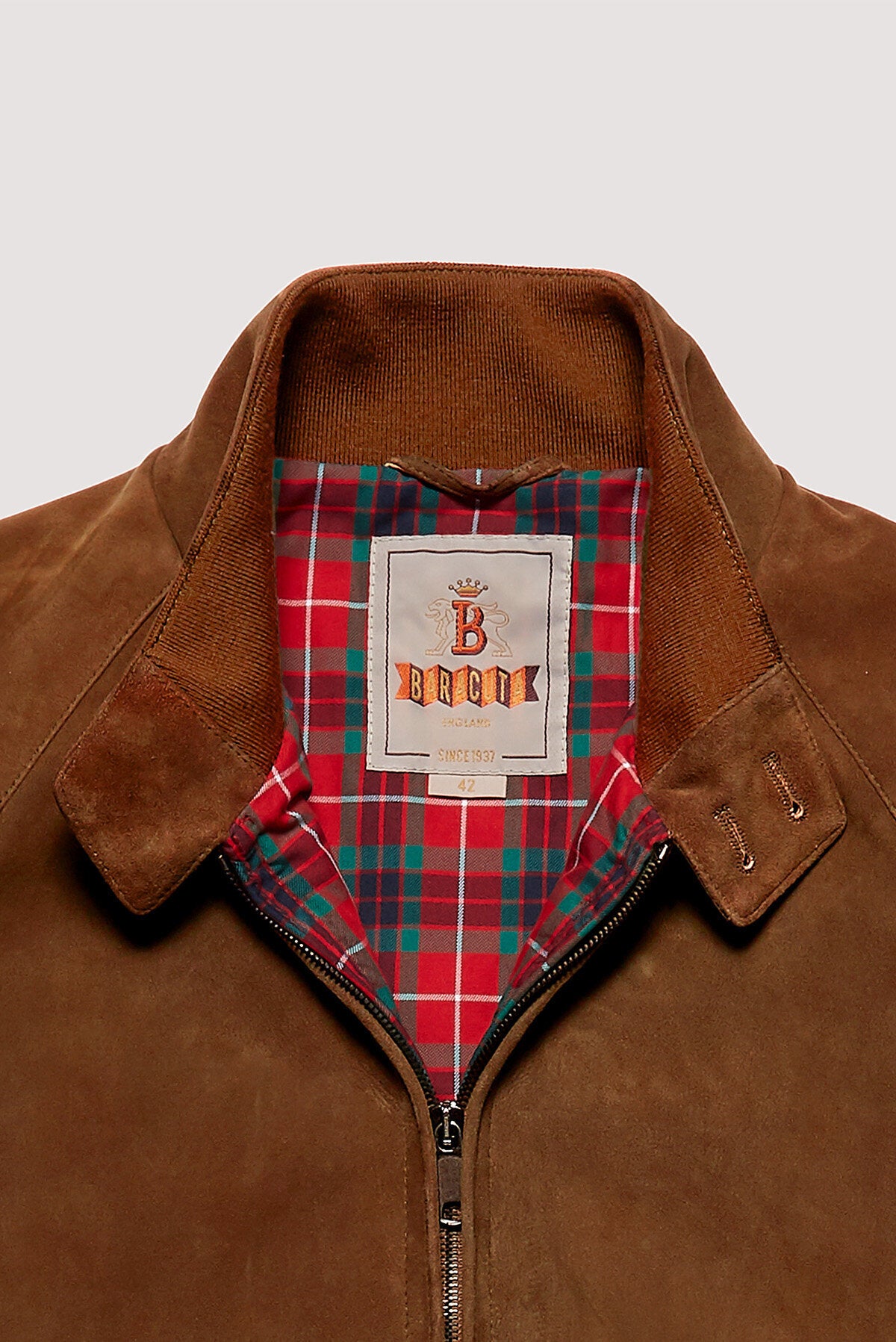 baracuta g9 suede tobacco You can never go wrong with a Suede Jacket Baracuta G9 Suede Jacket