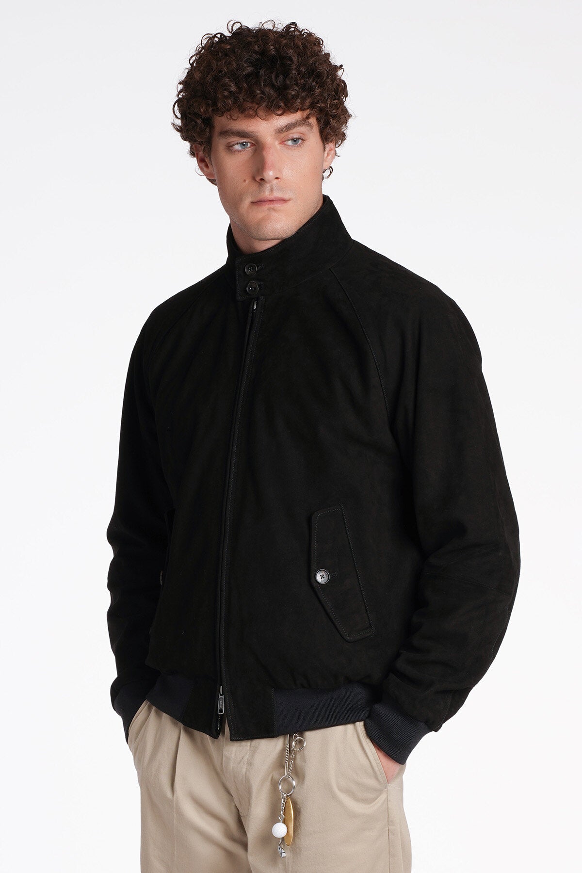 (週末値下げ)TODD SNYDER 別注 BARACUTA G9 G9 Suede Black | Baracuta