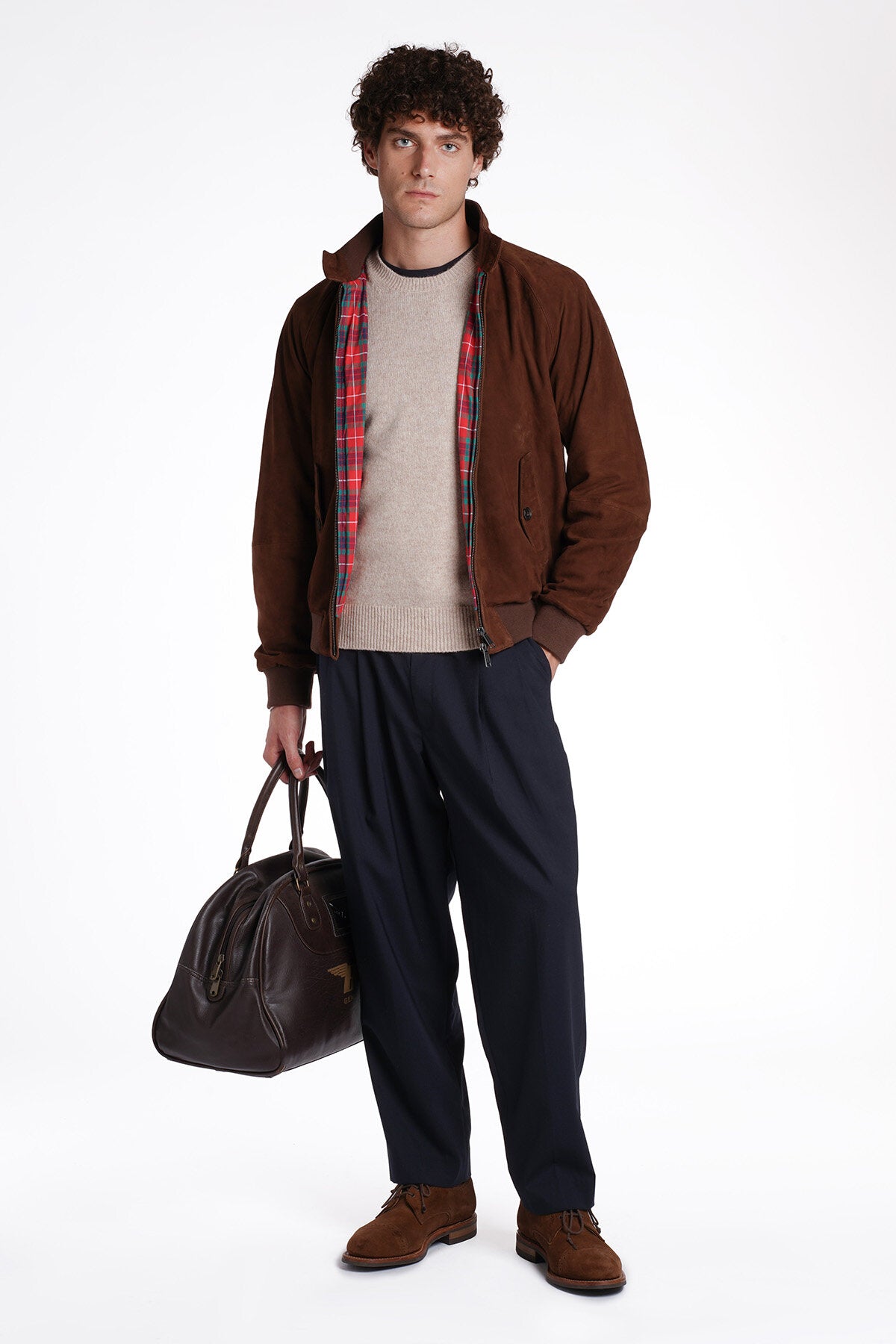 G9 Suede Chocolate | Baracuta