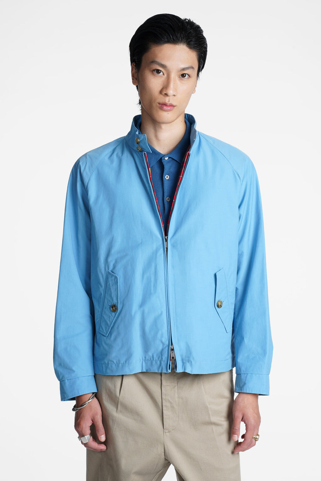 バラクータ BARACUTA G4 HARRINGTON JACKET G4 Baracuta Cloth Heritage Blue | Baracuta