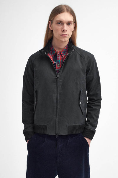Barbour×Baracuta wax jacket black BRCPS1009UT2743_100_BRC_01_d76