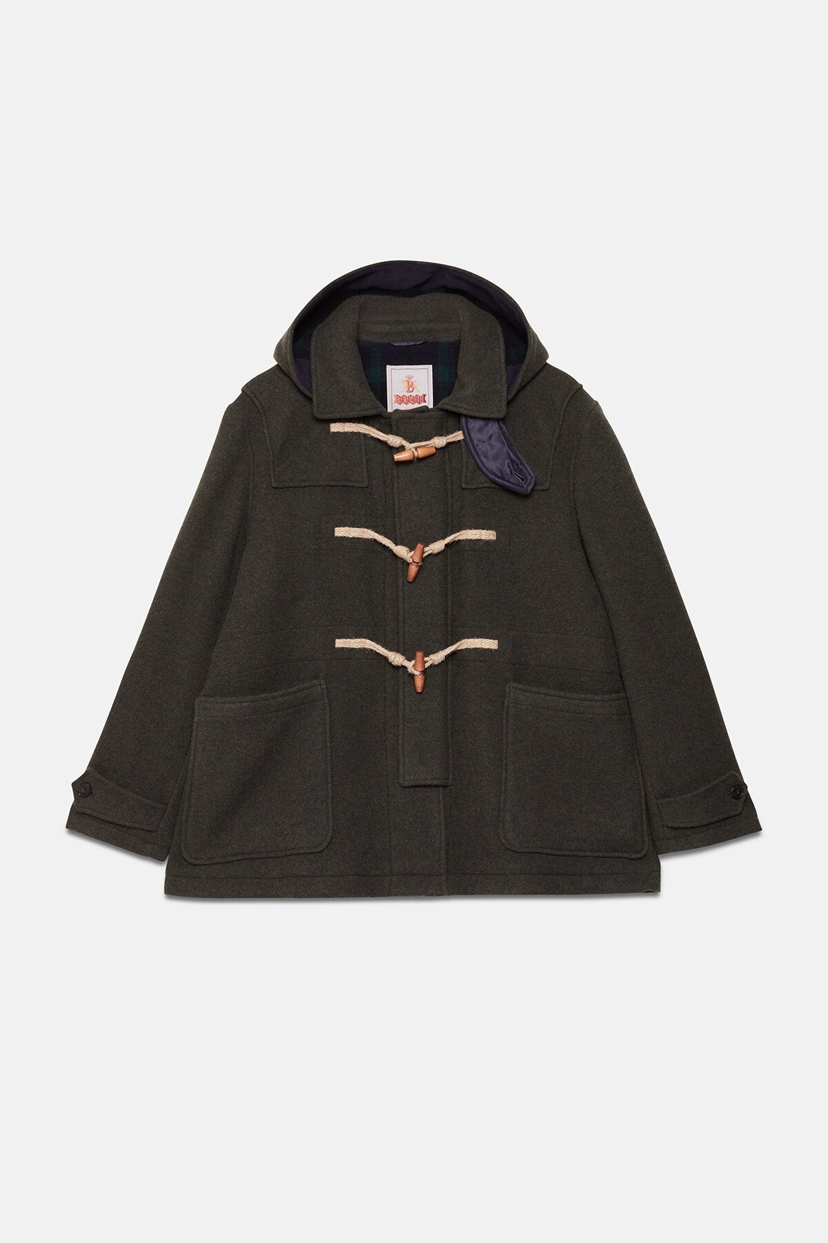未使用 BARACUTA バラクータ DOUBLE WOOL DUFFLE Double Wool Short Duffle Loden Green | Baracuta