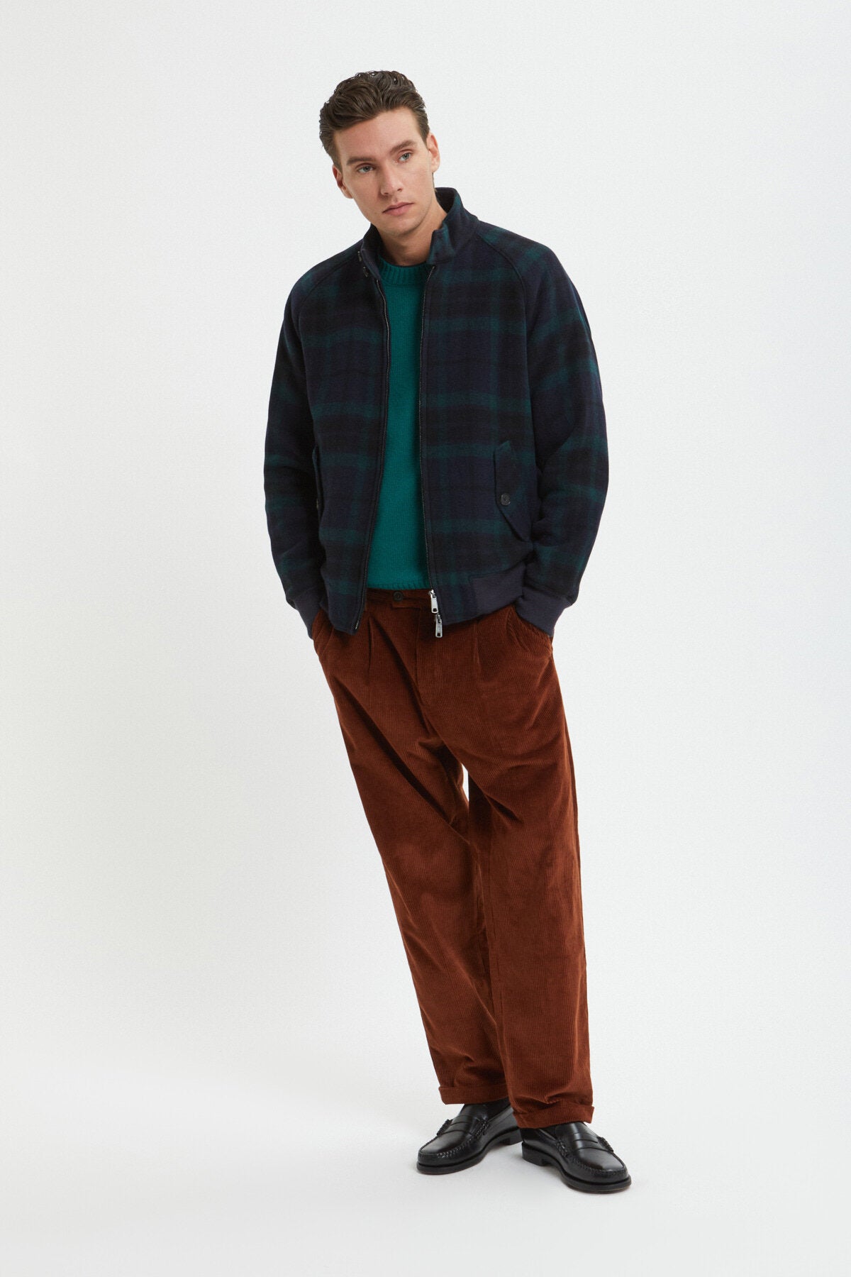 未使用 BARACUTA バラクータ DOUBLE WOOL DUFFLE Double Wool Short Duffle Loden Green | Baracuta