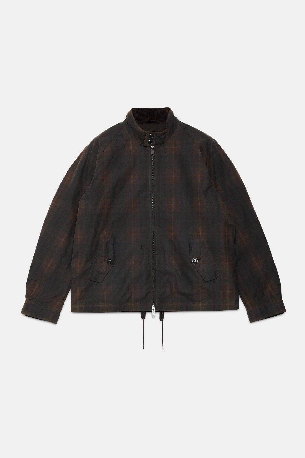 Waxed Pattern G4 Brown Check Baracuta - Main Image