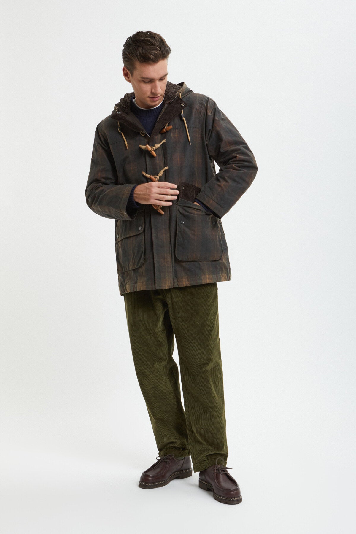 Barbour duffle coat deals
