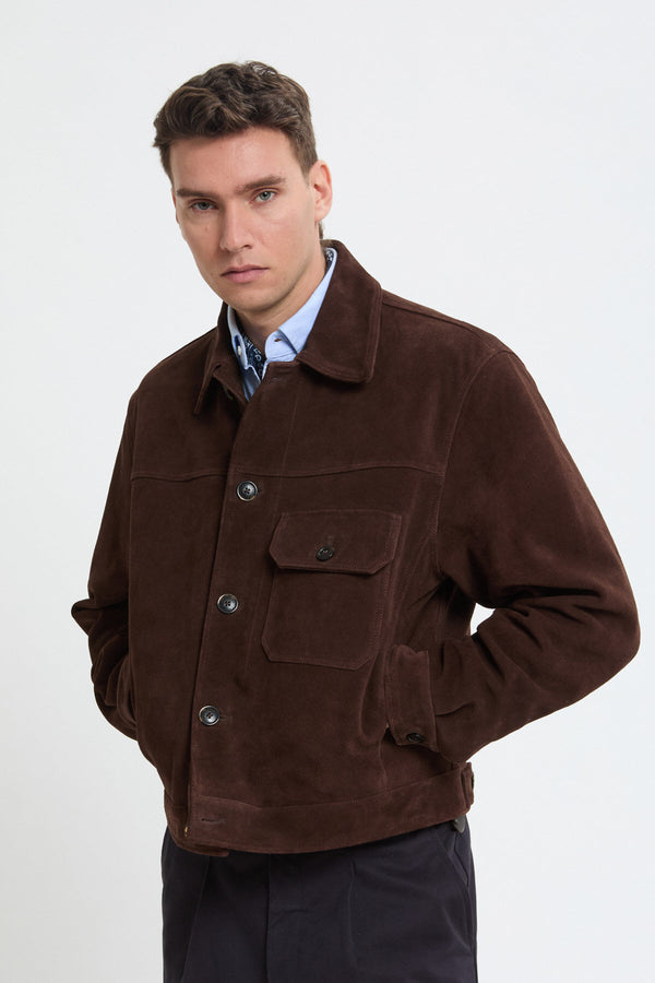Veste Rider en daim Roughout