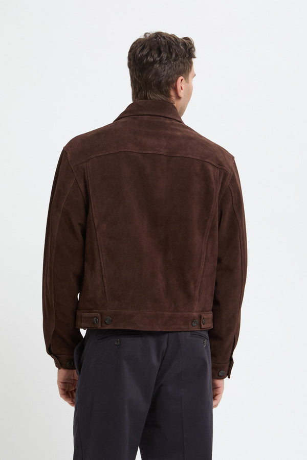 Veste Rider en daim Roughout