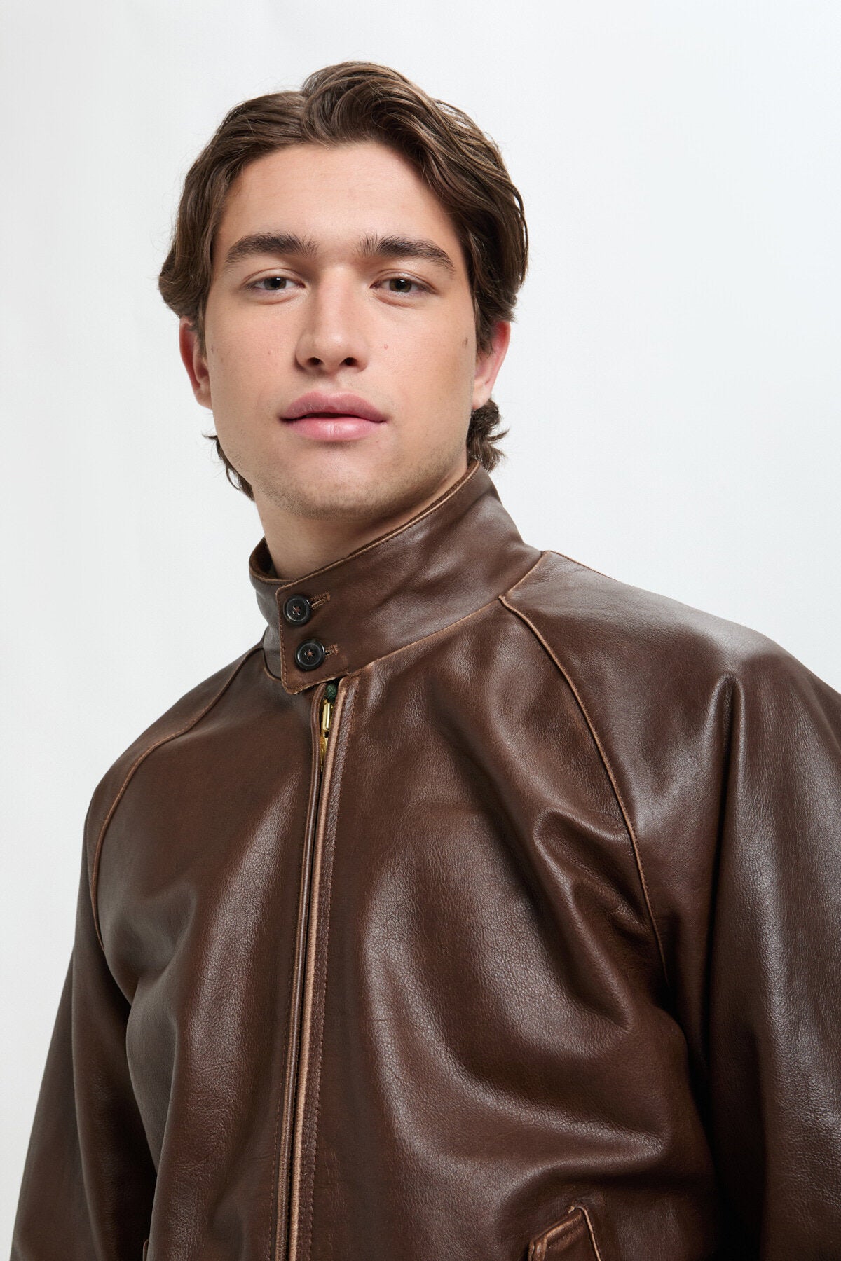 G9 LEATHER Chocolate | Baracuta