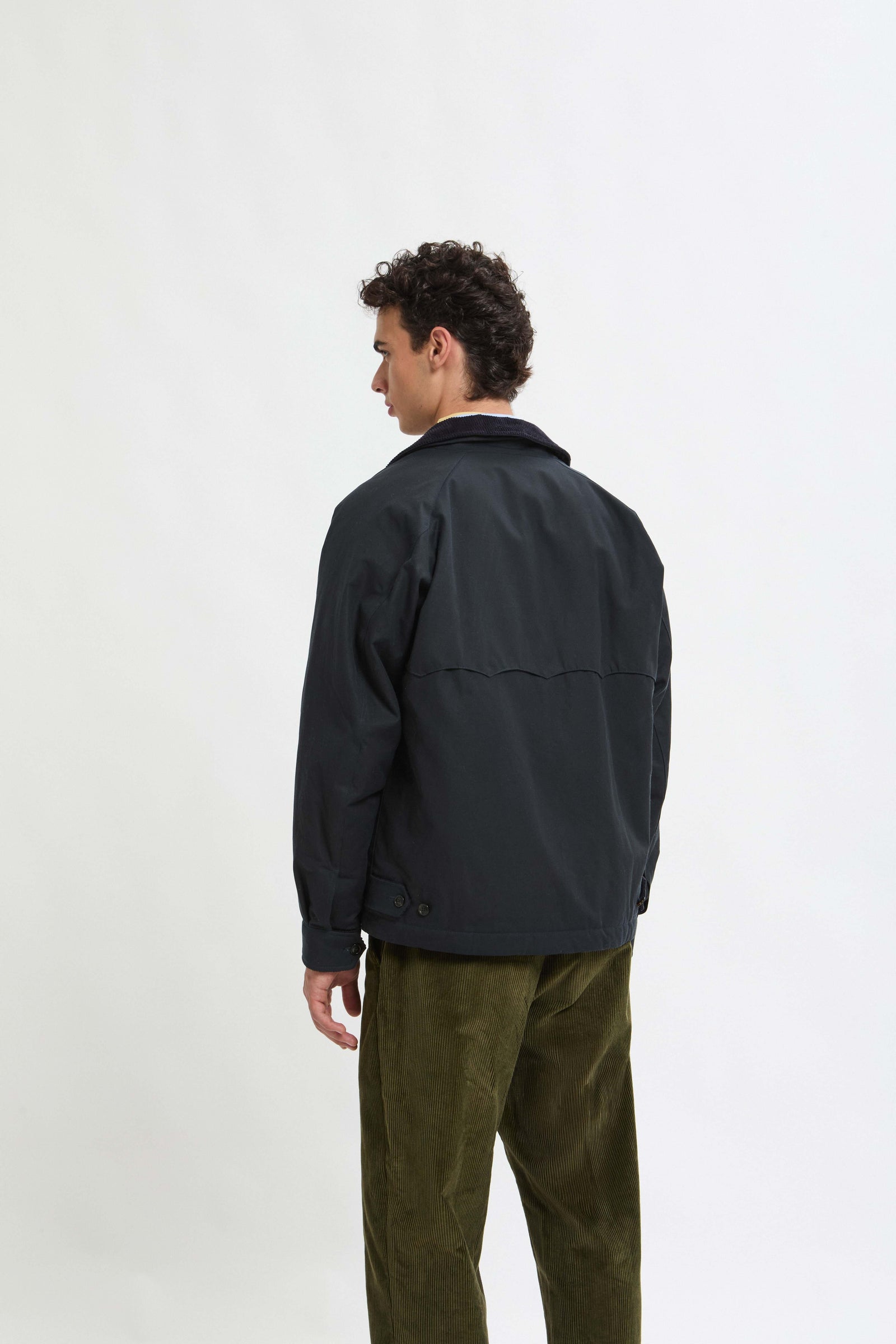 WAXED DECK JACKET Dark Navy | Baracuta