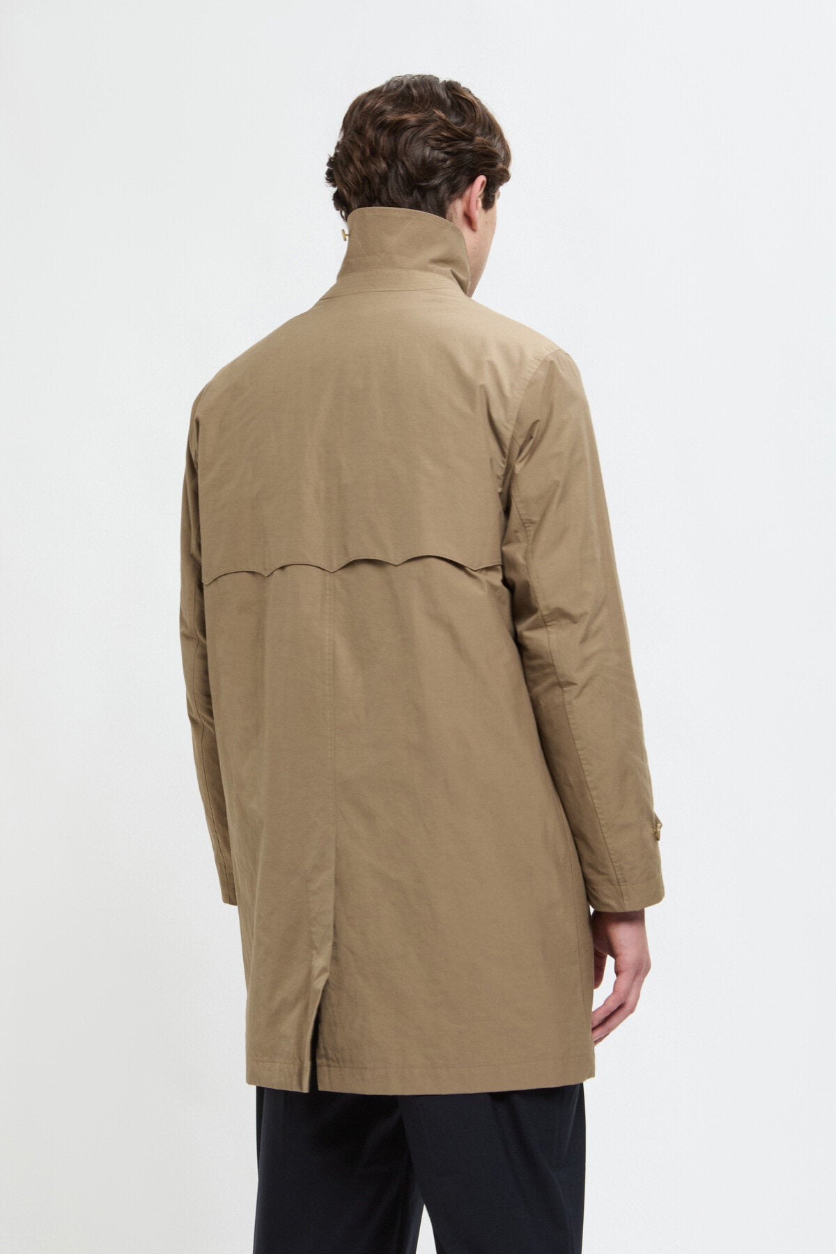 G10 DETACHABLE WITH WIND FLAP Tan | Baracuta