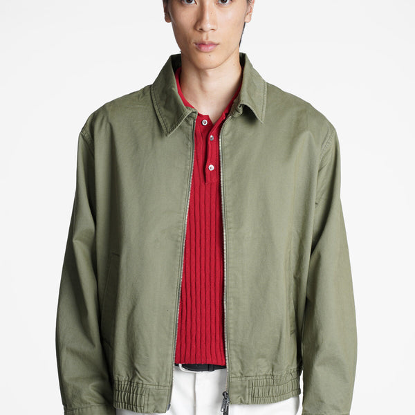 G18 Twill Lichen Green | Baracuta