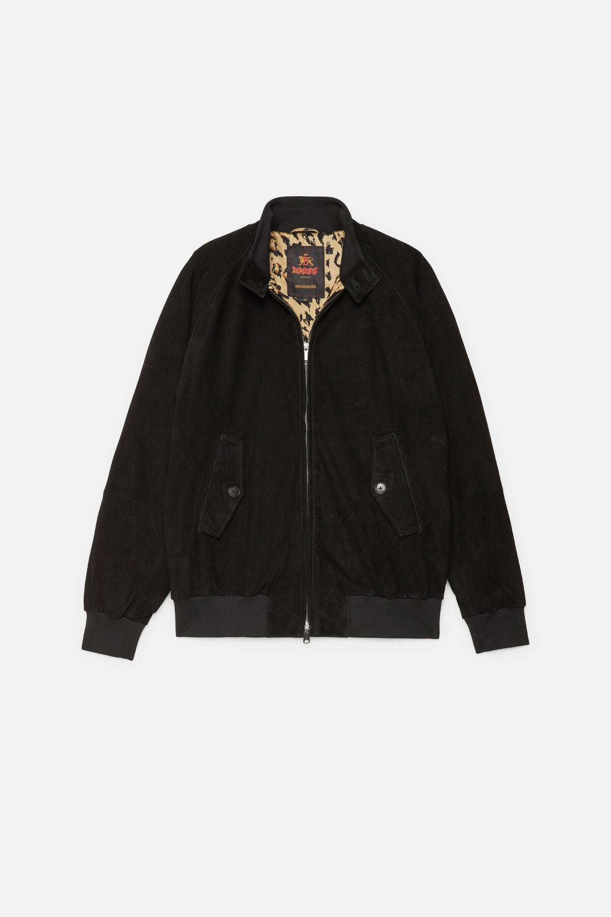 G9 SUEDE X WACKO MARIA Black Baracuta1