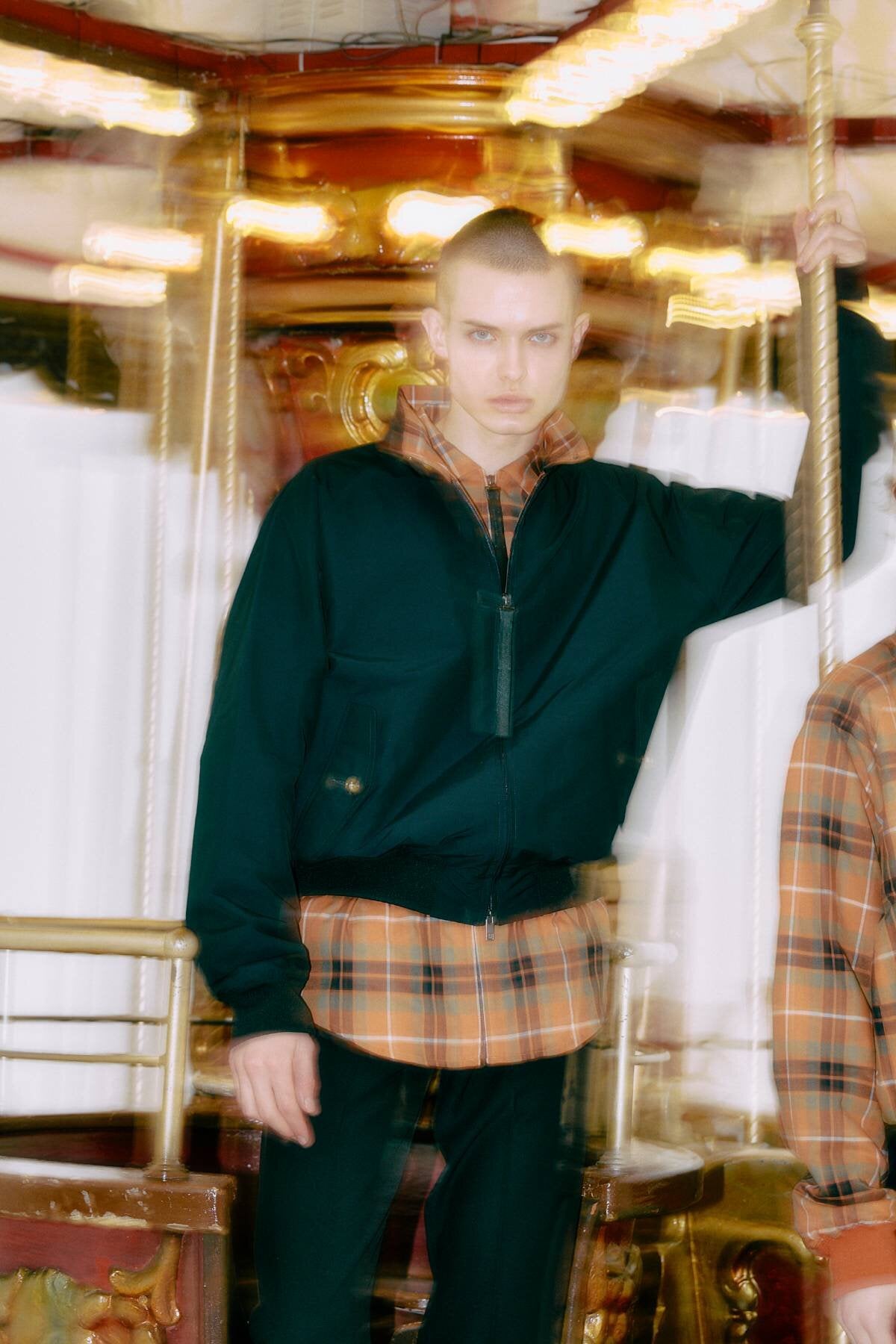 ジャケット・アウター MaisonMargiela Baracuta Baracuta G18 Melton Beech Winter Bomber Jacket