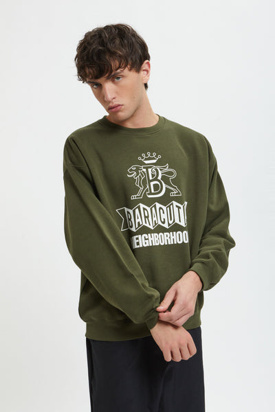 Neighborhood x Baracuta Longsleeve Sweatshirt Beech | Baracuta