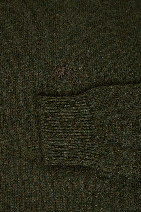 Girocollo in lana Shetland