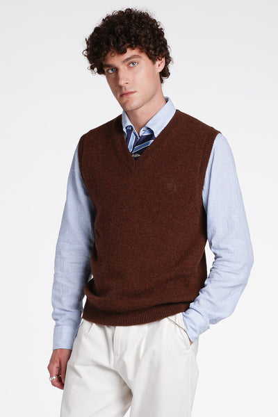 SHETLAND VEST Slate Black | Baracuta