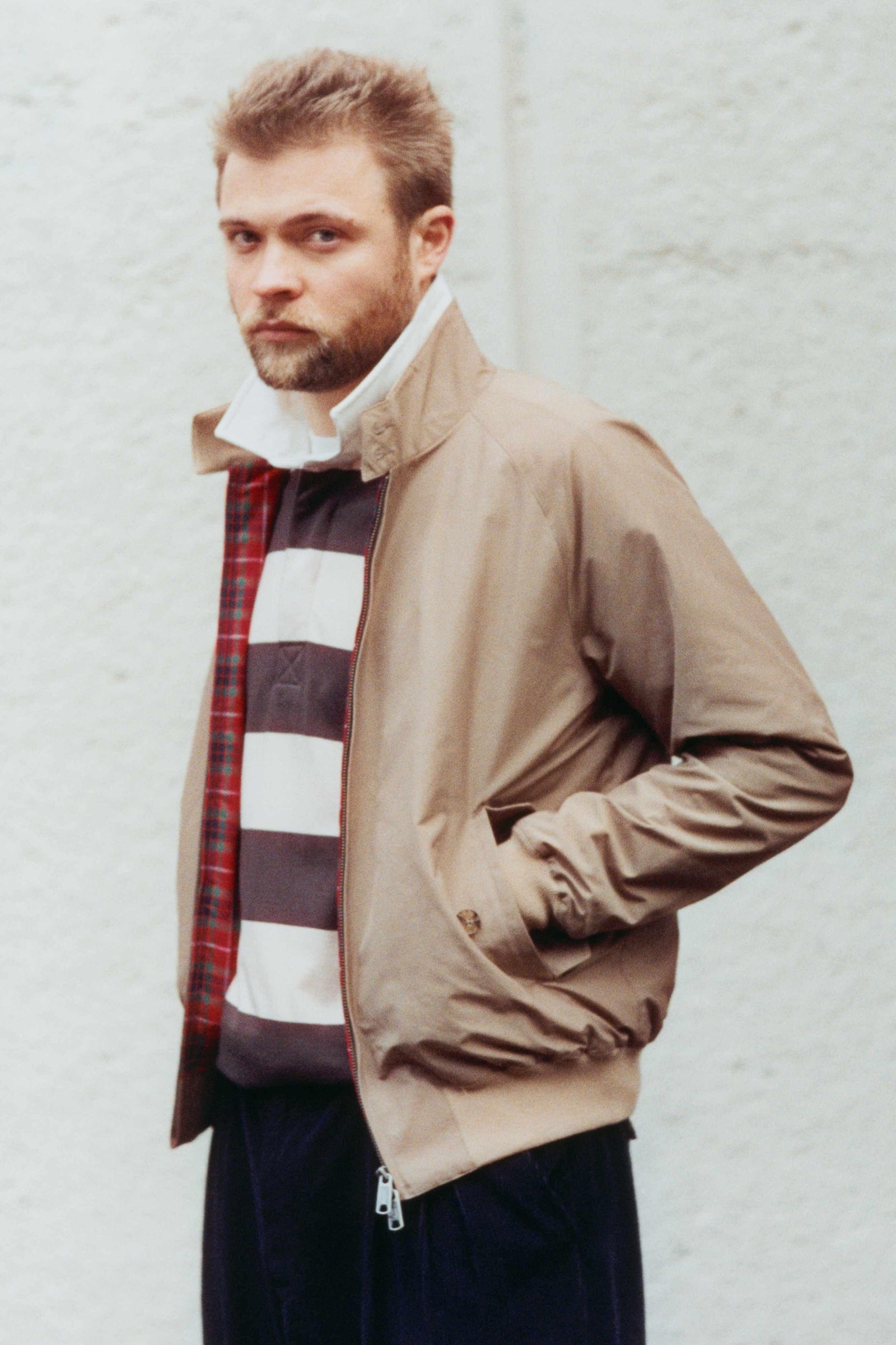 G9 Harrington Jacket Tan | Baracuta