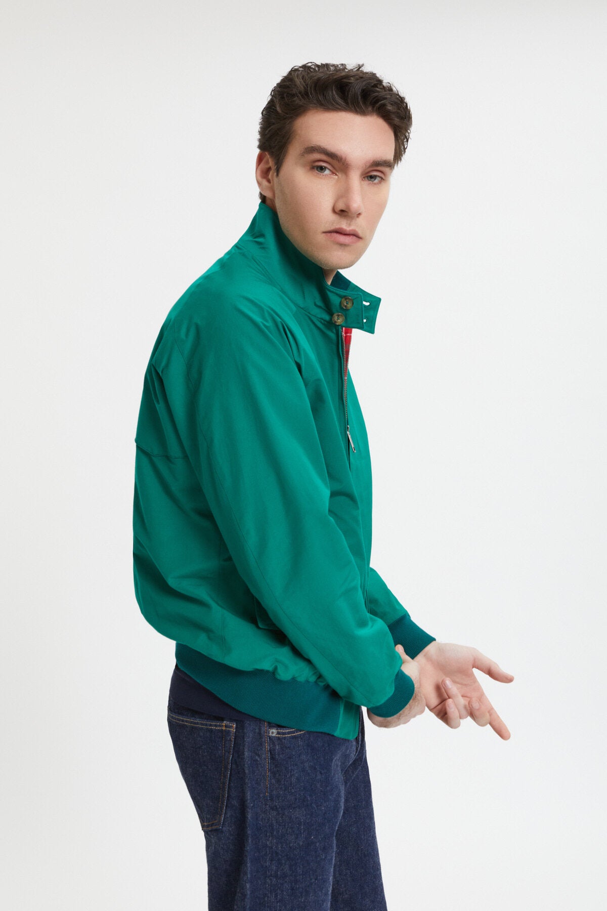 BARACUTA グリーン ジャケット G9 Harrington Jacket Racing Green | Baracuta
