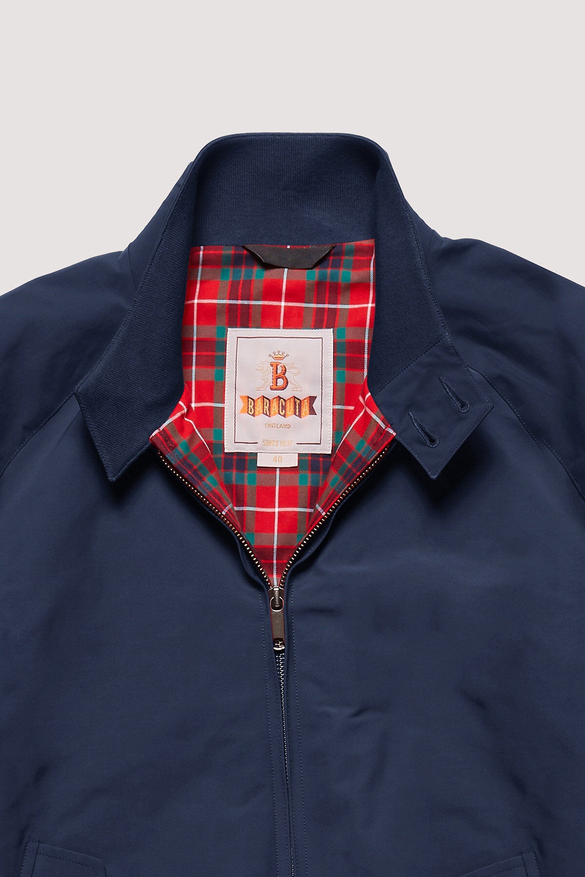 BARACUTA ネイビー ジャケット サイズ40 BARACUTA ジャケット ブルゾン