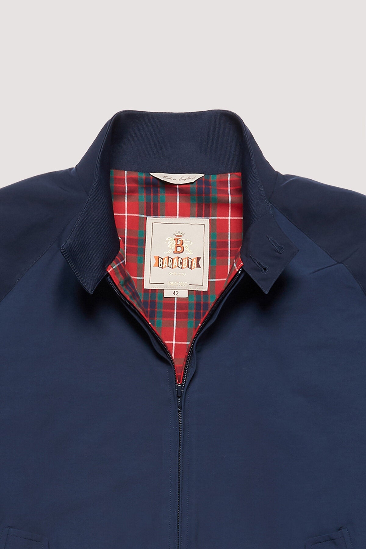 BARACUTA G-9 44 Dark Navy/レッドチェック BARACUTA G-9 44 Dark Navy/レッドチェック - メルカリ