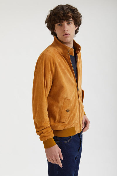 Harrington suede jacket new arrivals