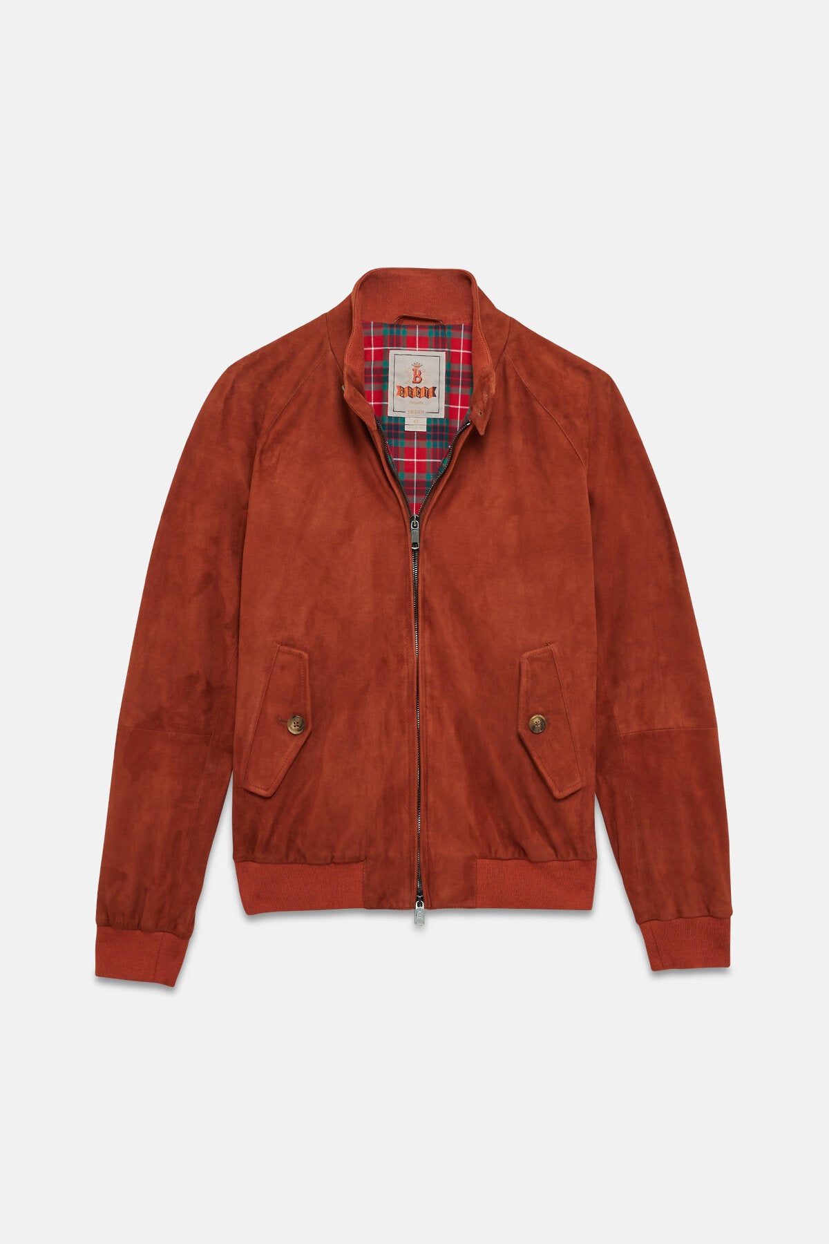 Premium G9 Harrington Suede Rust Baracuta
