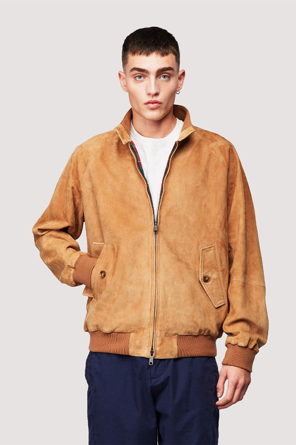 Veste G9 Harrington Premium en daim