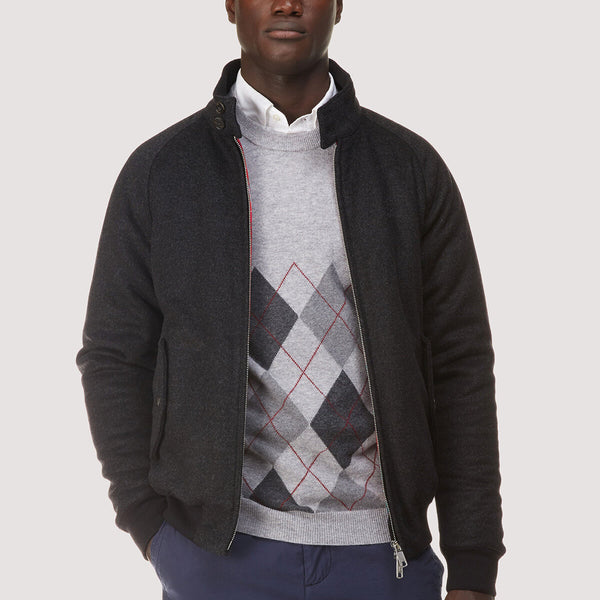 1度使用LIGHTMELTONBALCOLLAR HARRINGTONJACKE Harrington Jacket In Cotton Twill For Men | J.Crew