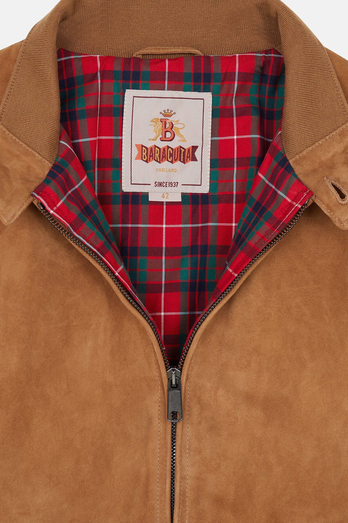 G9 Suede Tobacco Baracuta