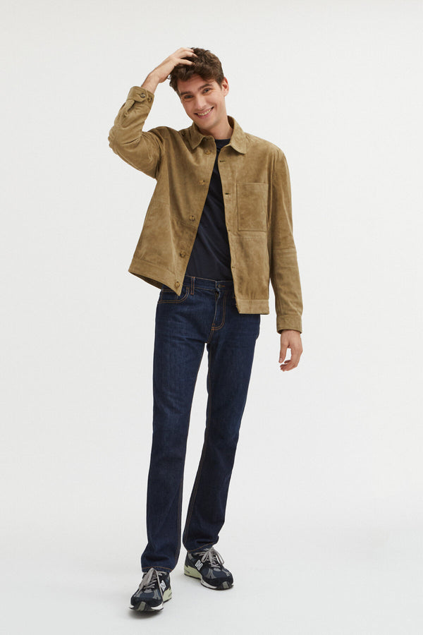 Suede Jacke Overshirt