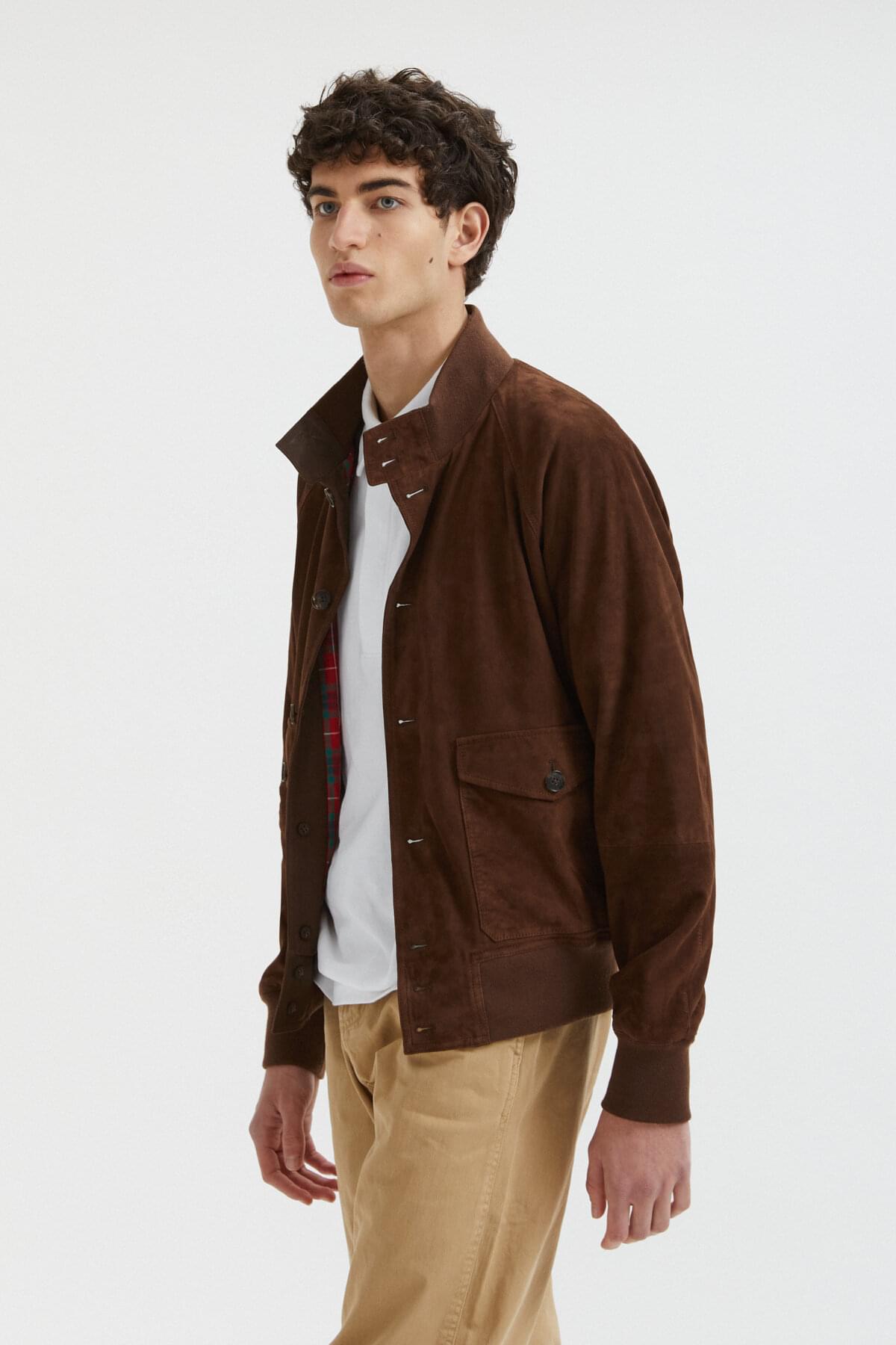 Suede on sale flying jacket