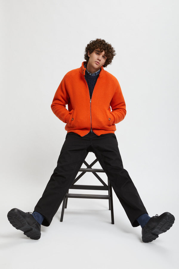 Bomber en jacquard