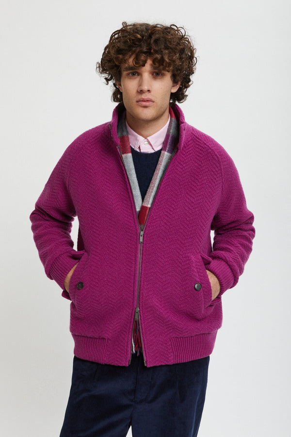Bomber en jacquard