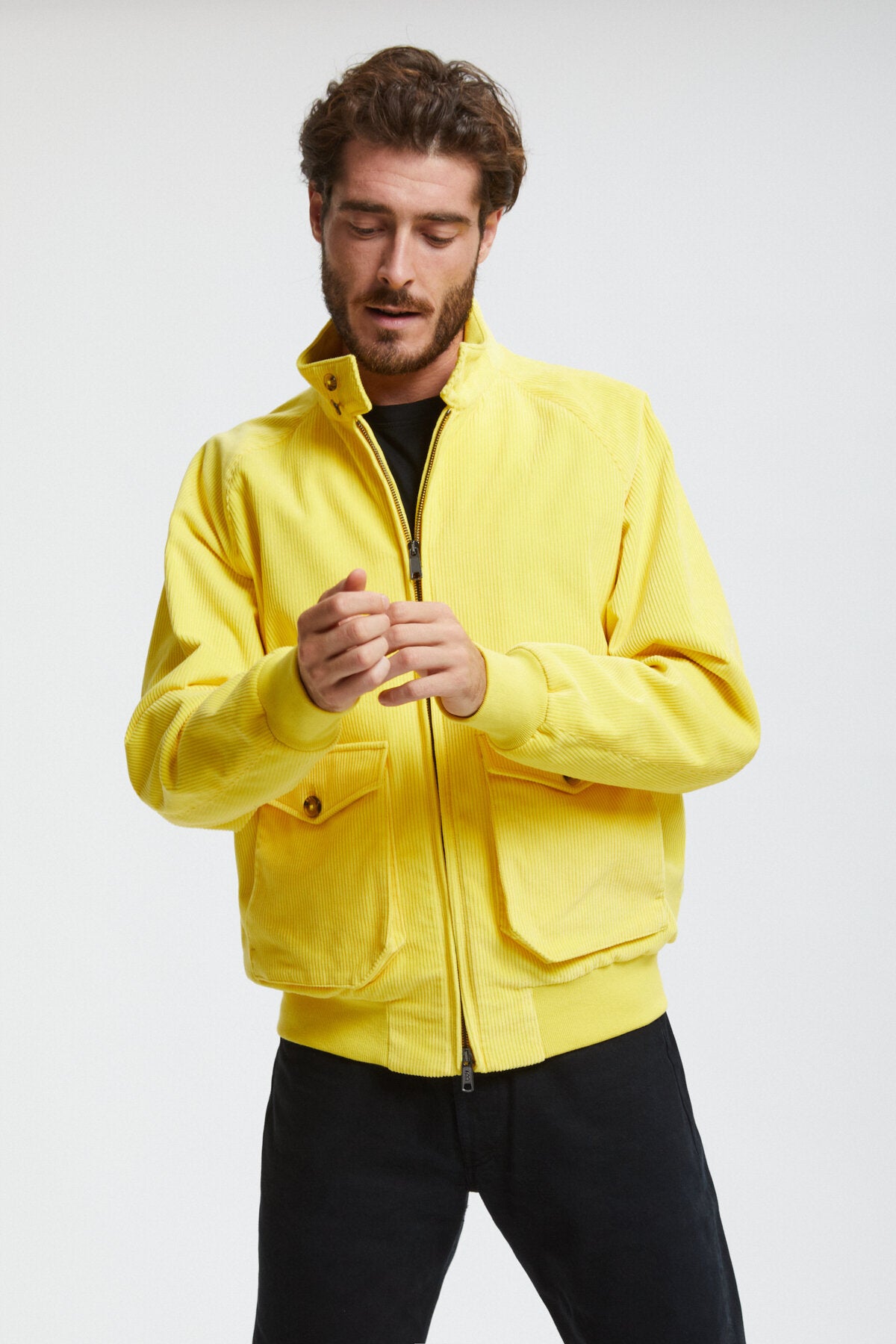 Mens yellow hotsell corduroy jacket
