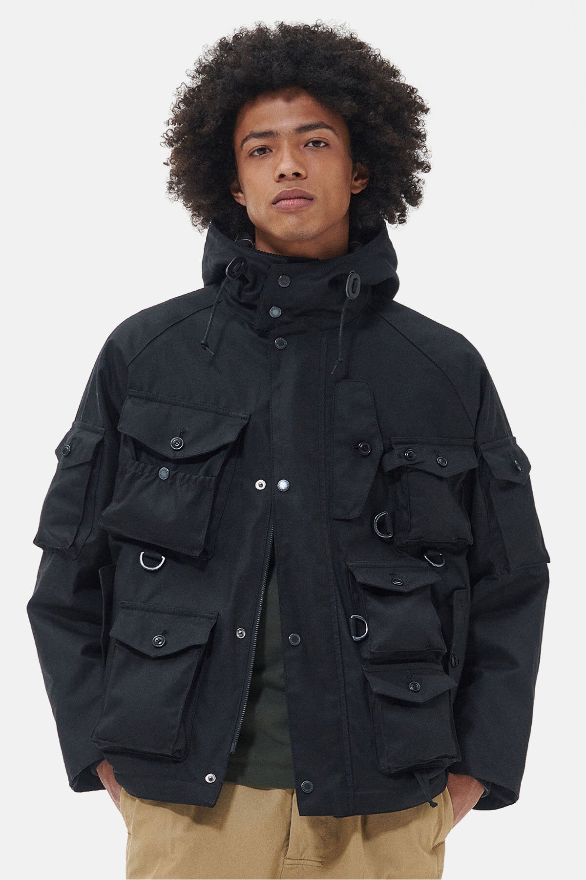 Barbour Clayton Wax Black | Baracuta