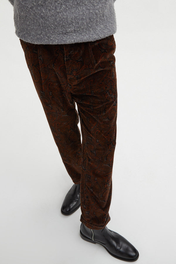 Pantalone Corduroy stampato